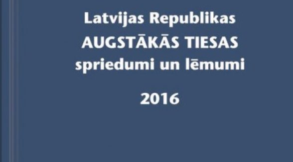 READERS RECEIVE COLLECTION OF THE MOST SIGNIFICANT RULINGS OF THE SUPREME COURT OF 2016