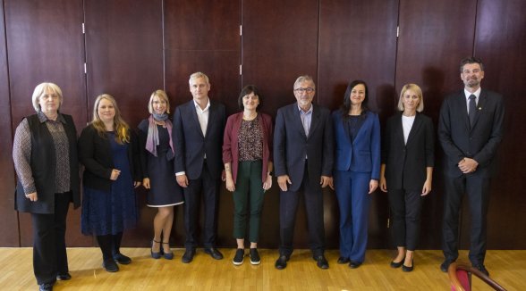 Administrācijas pārstāvji iepazīstas ar Slovēnijas Augstākās tiesas darba organizēšanas pieredzi