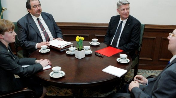 Augstākās tiesas priekšsēdētājs informē Valsts prezidentu par tiesas darba rezultātiem 2009. gadā