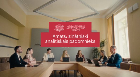 Videostāstos iepazīstinām ar senatora palīga un zinātniski analītiskā padomnieka amatiem