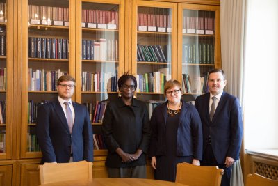 Augstākajā tiesā viesojas ANO Starptautiskās tiesas tiesnese