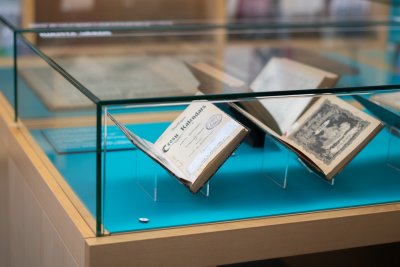 The exhibition "Legal Press in the Latvian Legal Space" is on display at the National Library of Latvia