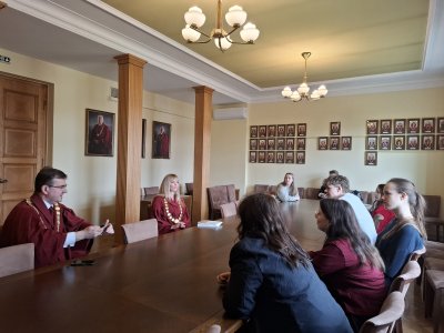 University of Latvia students learn about the work of the Supreme Court and its communication with the public