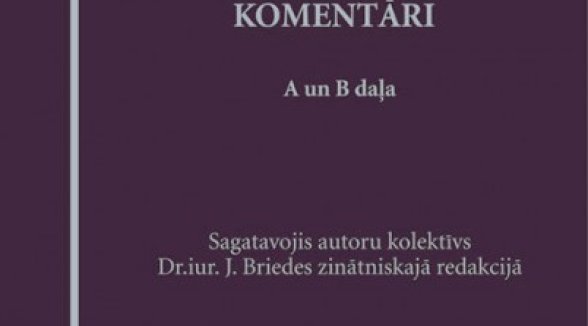 Pirmoreiz izdoti Administratīvā procesa likuma komentāri
