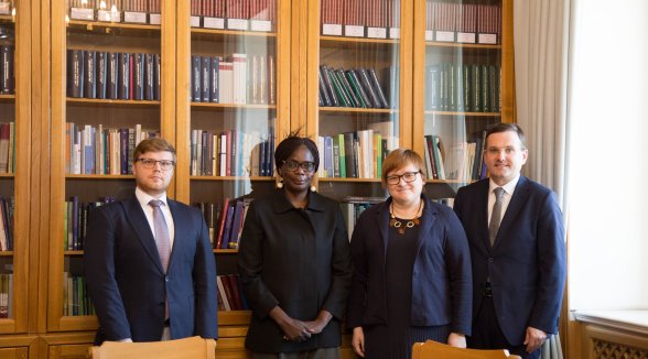 Augstākajā tiesā viesojas ANO Starptautiskās tiesas tiesnese