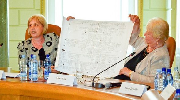 Lekcijā par Voldemāru Zāmuelu izmanto Augstākās tiesas muzeja eksponātu – senatora dzimtas koku