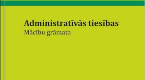 Izdota administratīvo tiesību mācību grāmata
