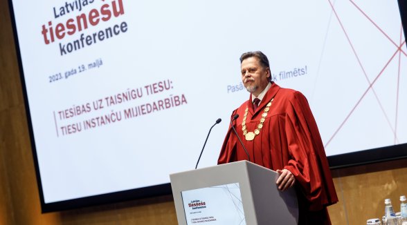 Tiesu sistēma ir sabiedrības resurss. Mums ir pienākums darbināt to efektīvi