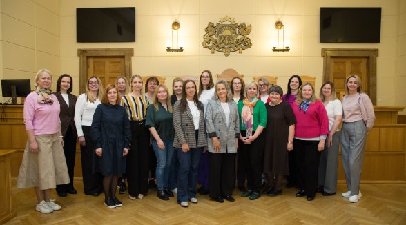 Employees of the Zemgale District Court gain experience at the Supreme Court