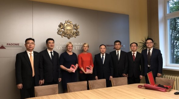 China’s Suzhou Court’s delegation at the Supreme Court of Latvia