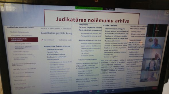 Juridiskās fakultātes pasniedzējus aicina mācību procesā izmantot Senāta judikatūru un tiesu praksi