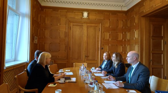 Ukrainas Augstākās tiesas administratīvo lietu tiesneši pieredzes apmaiņā Augstākajā tiesā