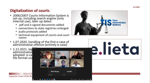 The study shows that digital solutions of Latvian courts outpace other countries in the region