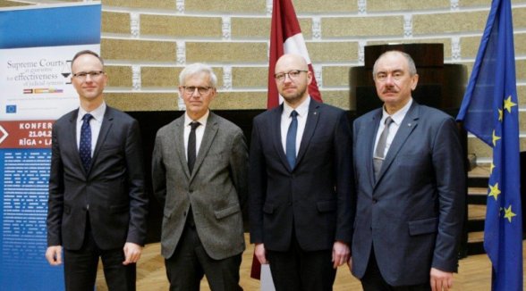 CHIEF JUSTICES OF SUPREME COURTS FROM BALTIC STATES MEET IN RIGA