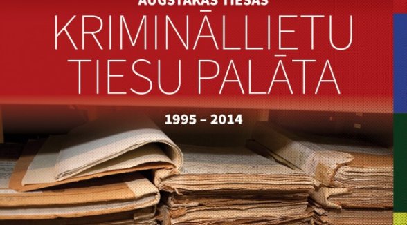 HISTORY OF THE CHAMBER OF CRIMINAL CASES IS WRAPPED UP IN A BOOK