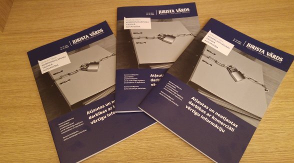 Senāta Civillietu departamenta tēma “Jurista Vārdā” – komercnoslēpuma tiesiskā aizsardzība