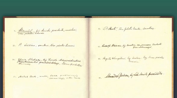 Pieminam senatorus – Latvijas Centrālās padomes Memoranda parakstītājus