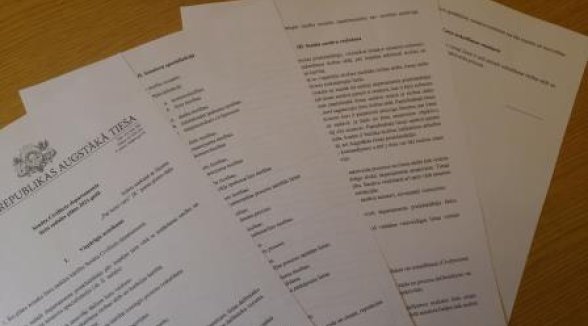 Lai novērstu pretrunīgas tiesu prakses veidošanos, Civillietu departaments “pilotlietas” skatīs prioritārā kārtībā