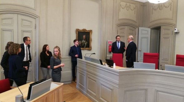 Representatives of the Department of Civil Cases gain experience in effectivization of judicial work in Sweden