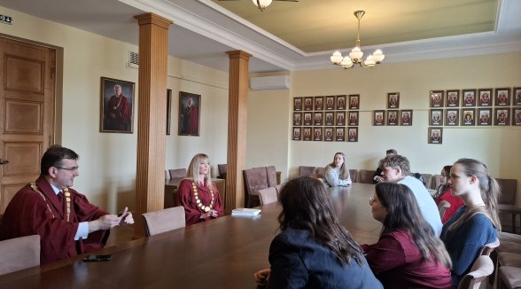 University of Latvia students learn about the work of the Supreme Court and its communication with the public