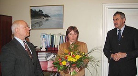 Senator Jautrite Briede has taken a doctor’s degree