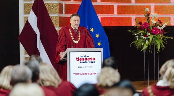 Priekšsēdētājs: tiesu sistēma saglabā stabilitāti un virza nozīmīgas reformas