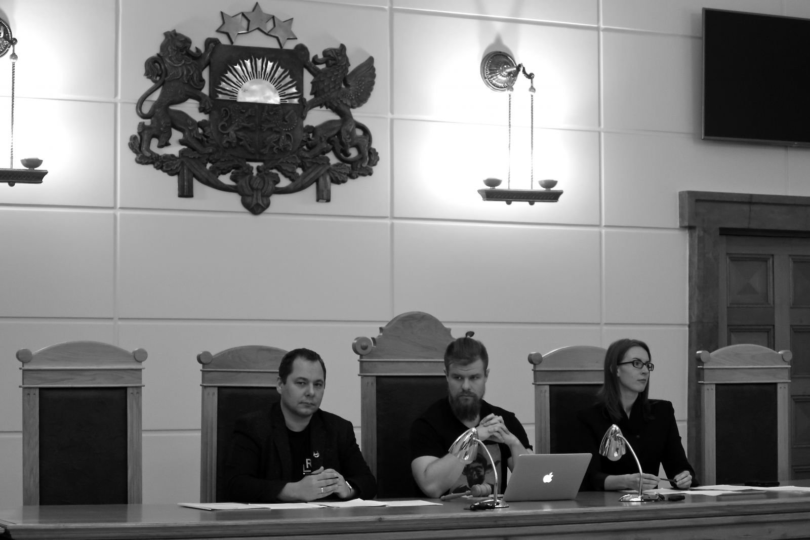 Vidzemes augstskolas studenti tiesnešu lomās tiesas <BR>procesa izspēlē
